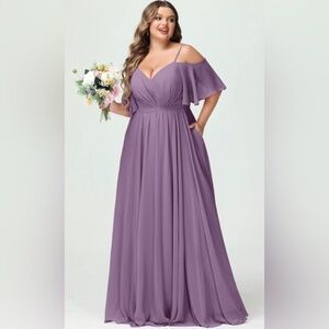 LATEVIR Bridal Dusty Purple
